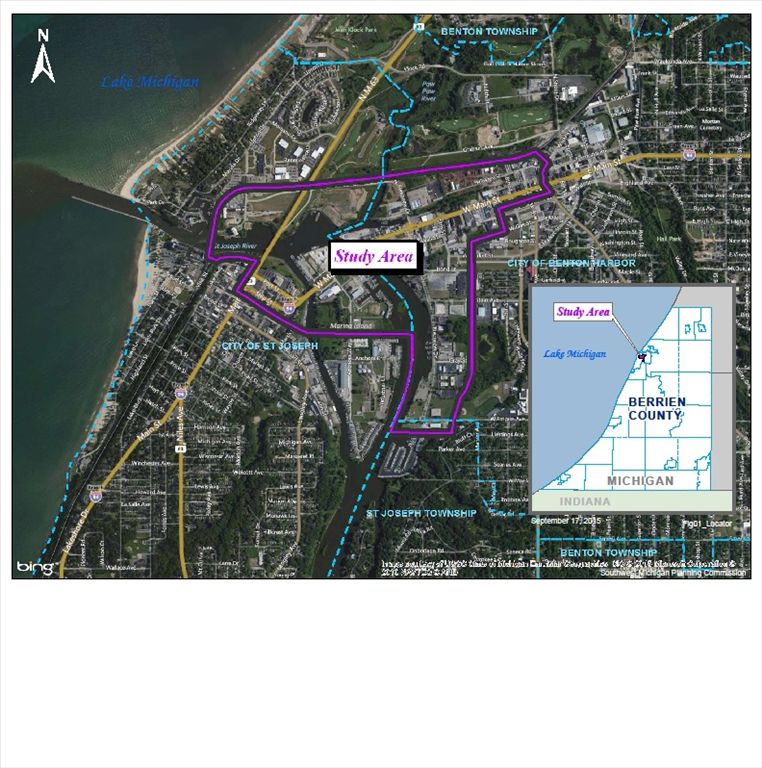 Map of Harbor Study Area