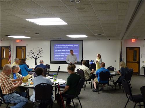 Presentation from Scott Reinert, South Haven/Van Buren County Convention & Visitors Bureau [Click here to view full size picture]