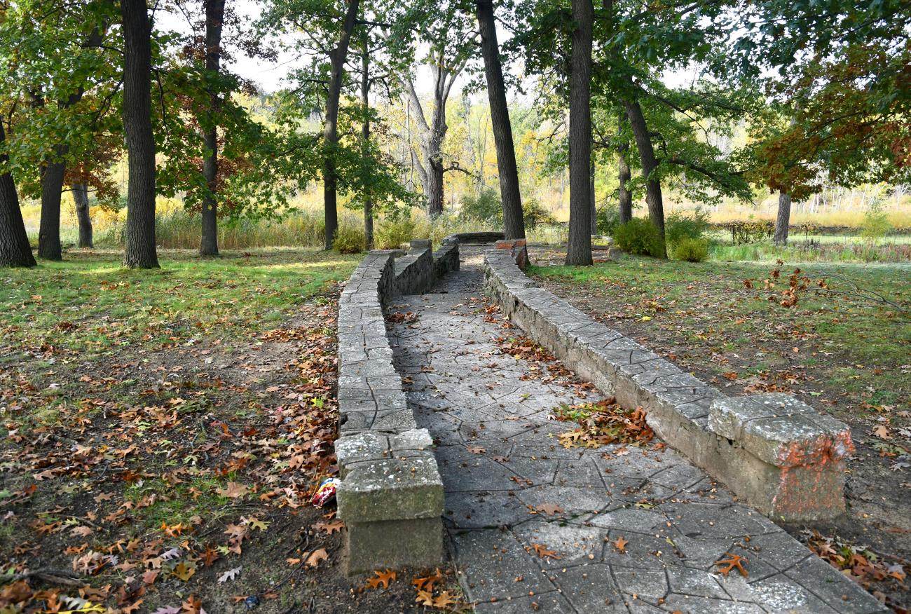 Ox Creek Hall Park walkway Todd Marsee, Michigan Sea Grant Ox Creek Hall Park walkway