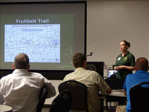Kal-Haven/Van Buren Trail Updates Presentation- Jill Sell, MDNR [Click here to view full size picture]